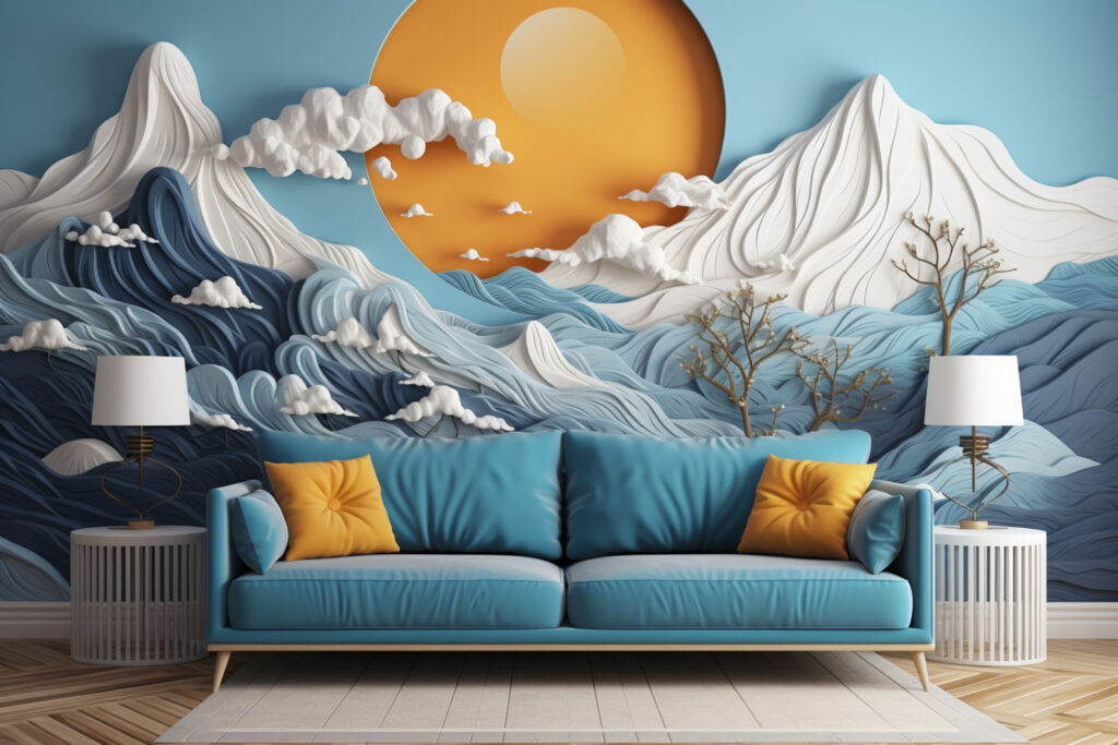 Removable Wall Mural Ideas For Living Room